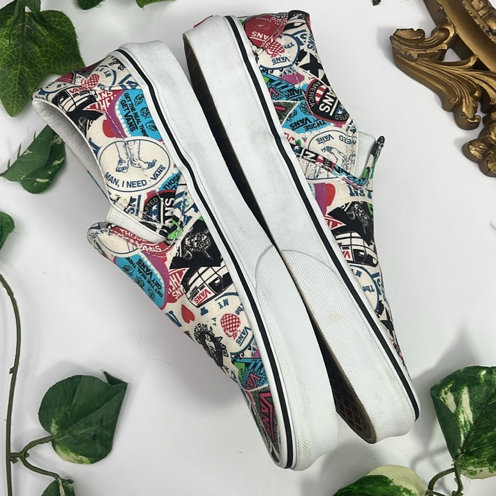 Vans Multicolor Graphic Slip-On Sneakers - Picture 2 of 7